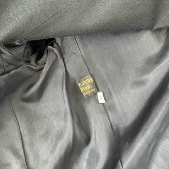 Vintage Double Breasted Wool Tailored Blazer - Picture 12 of 15